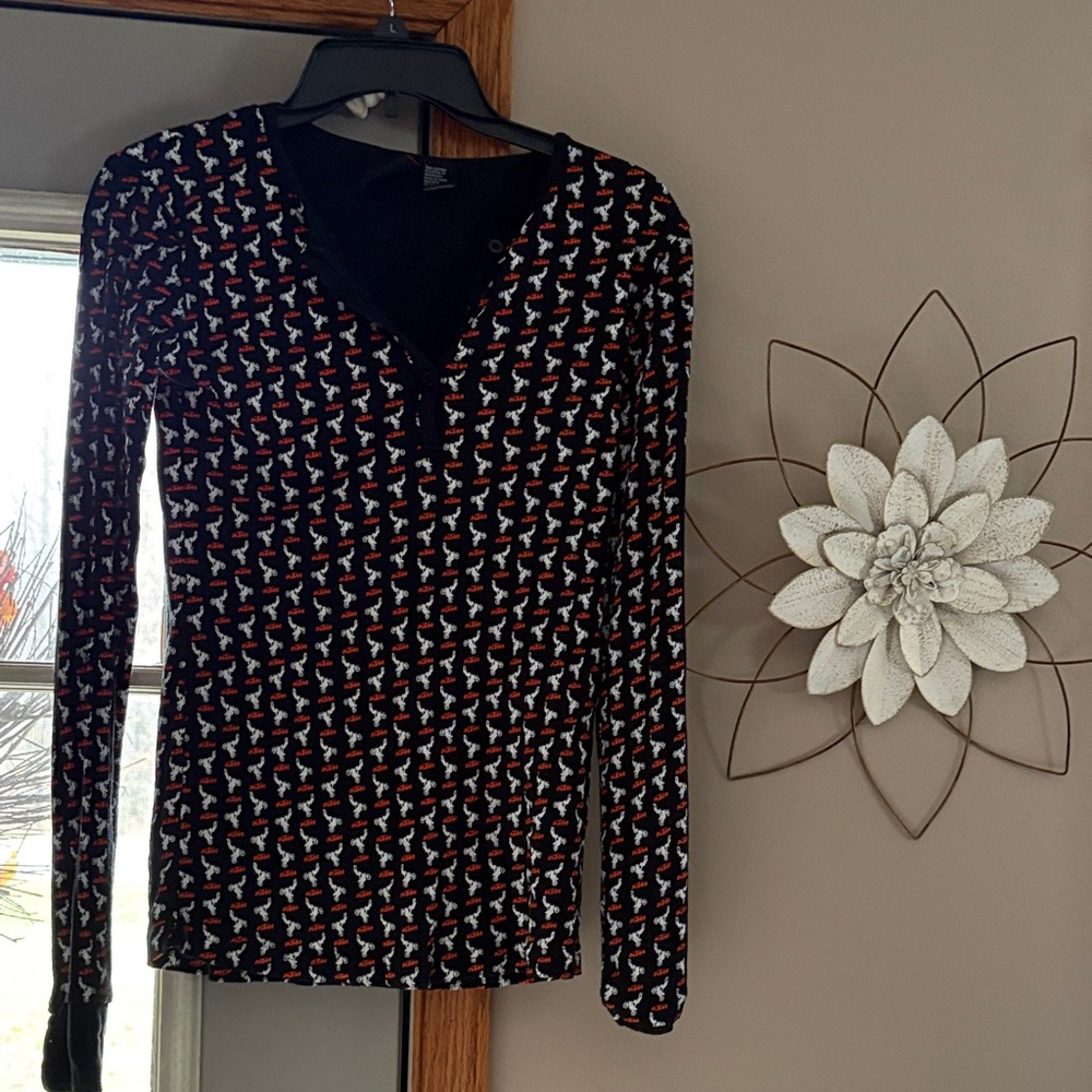 Stylish Black and orange KTM Women's Top
